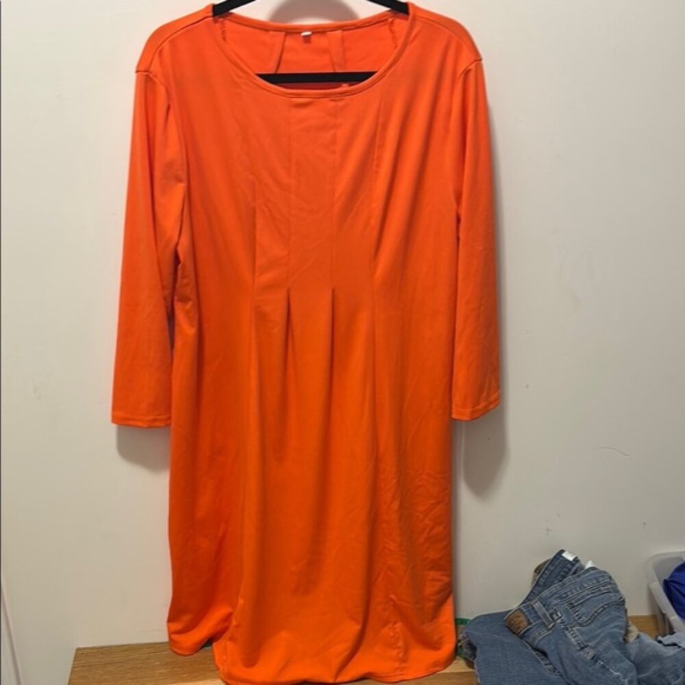 Elegant Orange Dress